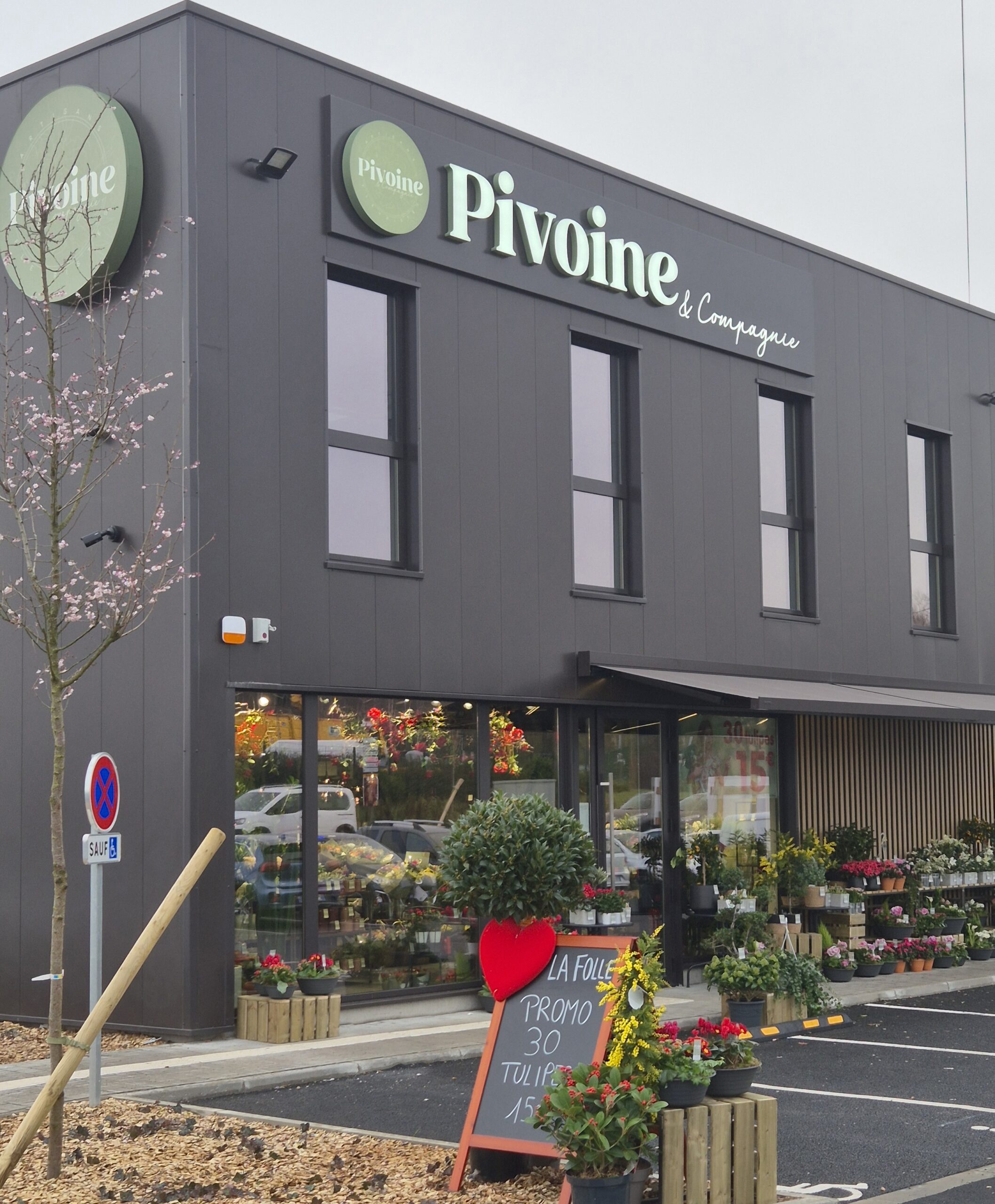 Pivoine et Compagnie fleuriste à Englos équipé caisse enregistreuse NF525 TEC-ENCAISSEMENTS