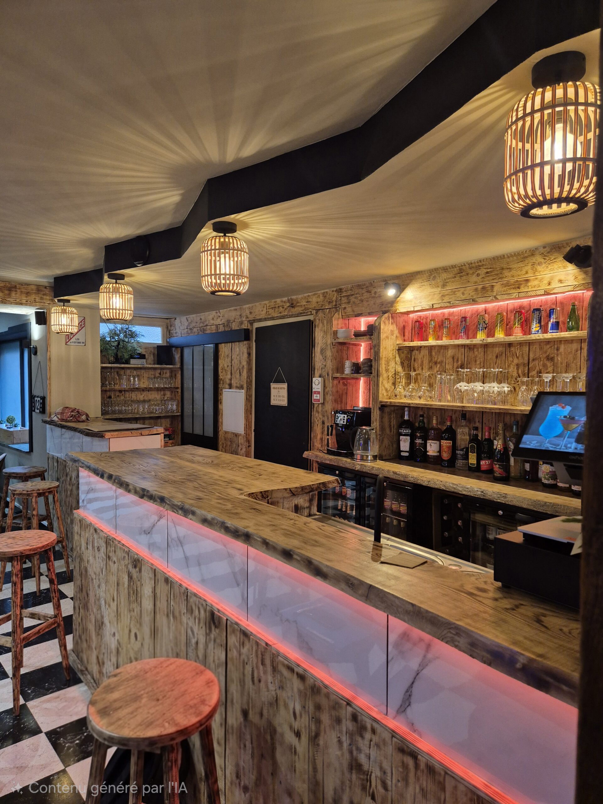 Au Père Mathieu bar à Cousolre équipé d'une caisse enregistreuse NF525 par TEC-ENCAISSEMENTS