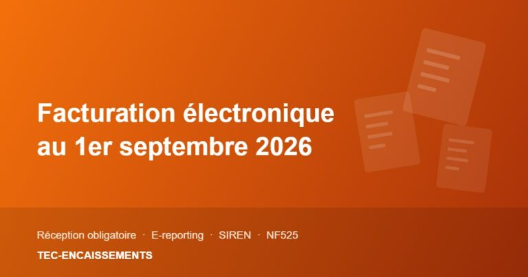 Facturation électronique obligatoire au 1er septembre 2026 pour les commerçants