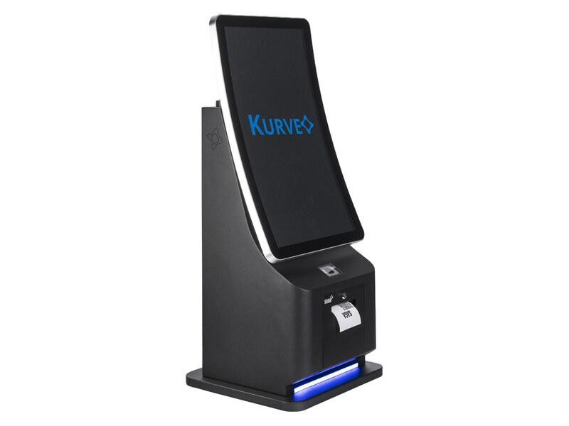 Borne de commande tactile avec paiement integre pour restauration rapide